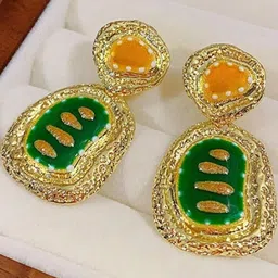 AKISON JEWELS Gold-Plated Alloy Earrings-image-85