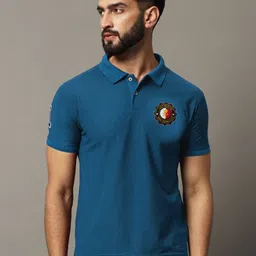 HUSHBUCKS Men Polo Collar Pockets T-shirt-picture-34
