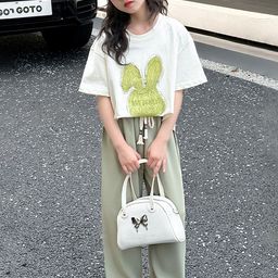 LULU & SKY Girls Printed T-shirt with Trousers-picture-18