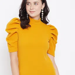 Zastraa Women Puff Sleeve Top-image-68