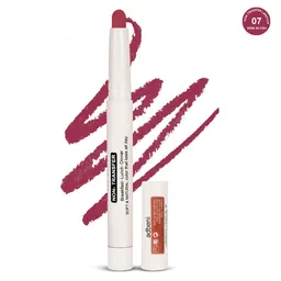 Adbeni Non-Transfer Long Lasting Matte Lip Crayon Lipstick With Jojoba OilWine Blush 07-15