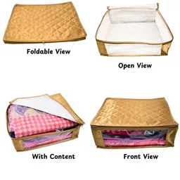 Ajabh Yellow Set of 3 Regular Drawer Organiser Organisers image 3
