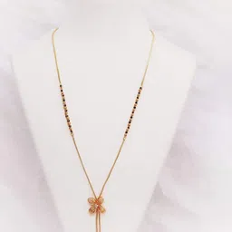 Anouk Gold-Plated Artificial Stones and Beads Mangalsutra image 2