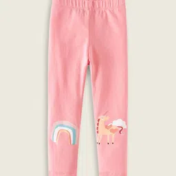 INCLUD Girls Rainbow Printed Ankle Length Leggings-image-65