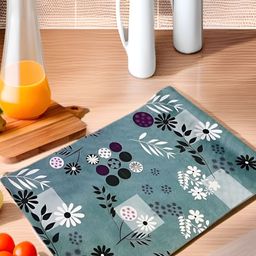 Aura Green Set of 1 Water Resistant Shelf Liner Organisers-11