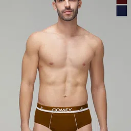 AMUL COMFY Pack Of 3 Pure Cotton Basic Assorted Briefs AC-CBRIOE-ASST-XL-3PC-picture-30