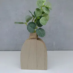 Art Street Brown Wooded Flower Vase-image-4