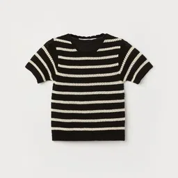 Fame Forever by Lifestyle Striped Cotton Top-image-32