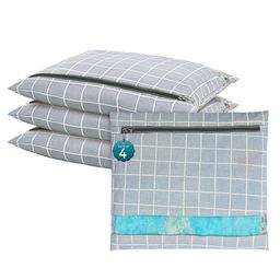 Kuber Industries Grey Set of 4 Regular Multi-Utility Organisers-35