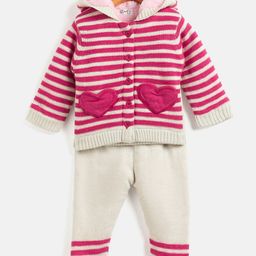 JWAAQ Girls Striped Coat-image-28