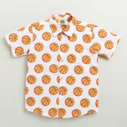 ZIP ZAP ZOOP Boys Standard Opaque Printed Casual Shirt-12