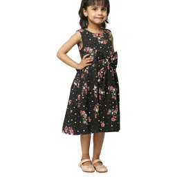 Shahina Fashion Baby Girls Floral Printed Midi Dress-picture-34