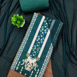 SHADOW & SAINING Floral Printed Unstitched Dress Material-picture-23