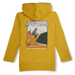 Gini and Jony Boys Graphic Printed Hooded Cotton Sweatshirt-1