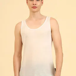 UNIQSOME Sleeveless Innerwear Tank Vest 13-US-VL-SAN-80-WHITE-SMALL-image-96