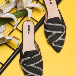 Killer Women Printed Ethnic Mules Flats-15
