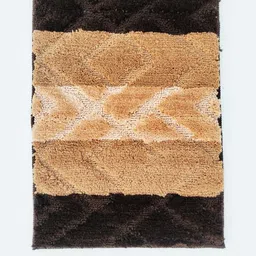 CROWN MATTINGS Brown 1400 GSM Microfibre Bath Rugs-picture-14