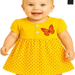 KidzzCart Polka Dot Print Fit & Flare Dress-picture-24