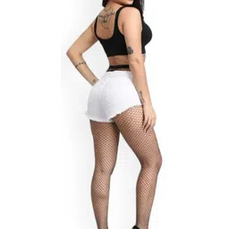 Kilvis Women Black Nylon High-Waist Stockings-picture-7