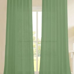 HOMEMONDE Green Set of 2 Sheer Window Curtain-image-40