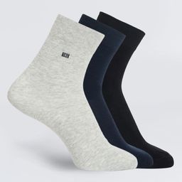 Camey Men Pack Of 3 Assorted Calf-Length Socks-15