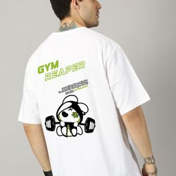 SLOWLORIS Men Graphic Printed Round Neck Oversized T-shirt-image-39