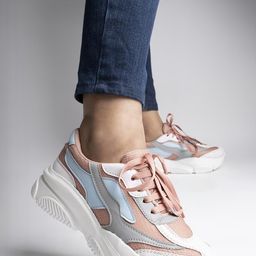 Stylestry Girls Lace-Up Sneakers-image-95