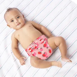 chinmay kids Cloth Diaper- Cute Prints, Freesize, Reusable, Washable, Adjustable Snap Buttons Cloth Diaper For Babies (0-36 Months Newborn) With Wet-Free Insert Pads/ Leak Proof & Dry Feel image 5