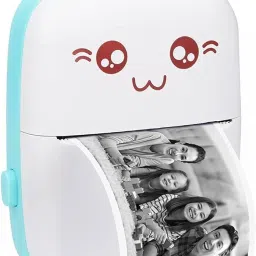 4uonly Pocket Printer, Mini Printer with Paper Output for Photo vcf15 Multi-function Monochrome Label Printer-22