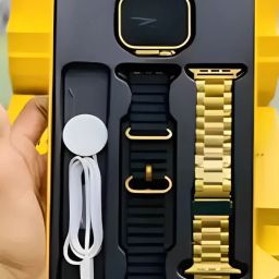 dicrobots Ultra Gold Touch Watch with 25+ New Features Golden Music Play Smartwatch-11