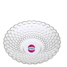 AFAST Combo Of 2 Beer Glass And 1 Snack Plate, Transparent, Glass, Pack Of 3 -A32 Glass Tray Set-picture-12
