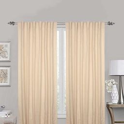 Lushomes Cream-Coloured Set of 2 Window Curtain-14