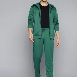 Alcis Men Green Solid Tracksuit-image-70