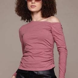 The Roadster Lifestyle Co. One Shoulder Ruched Top-14