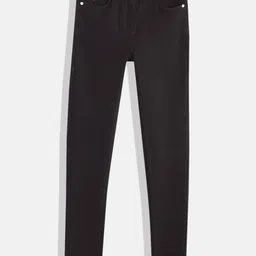 U S Polo Assn Kids Girls Black Skinny Fit Super Stretch Jeans-image-5