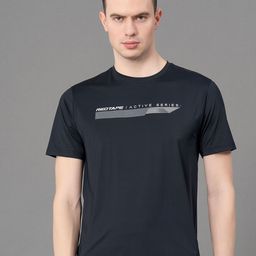 Red Tape Printed Round Neck Short Sleeves T-shirt-image-59