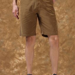 THINC Men Regular Fit Mid-Rise Cotton Shorts-image-32