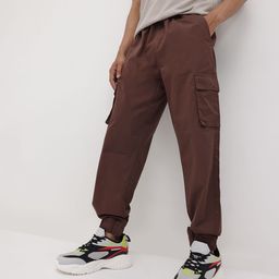 The Roadster Life Co. Men Pure Cotton Cargo Style Trousers-picture-33