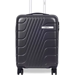 Luggero Textured Medium Trolley Bag-0