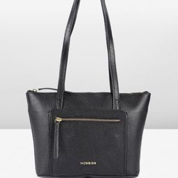 Hidesign Leather Structured Shoulder Bag-22