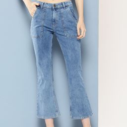 Chemistry Women High-Rise Light Fade Bootcut Fit Stretchable Jeans-image-33