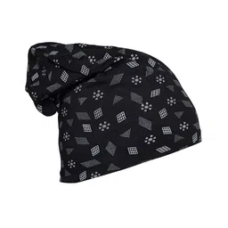 VIMAL JONNEY Men Black Printed Beanie-44