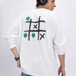 glitchez Tic Tac Edge Printed Oversized T-shirt-image-44