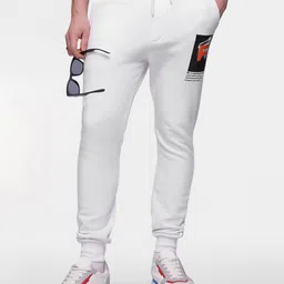 FCUK Men Printed Regular Fit Joggers-image-15