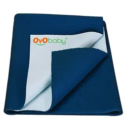 OyO Baby Kids Blue Waterproof Bed Protector Dry Sheet-image-61