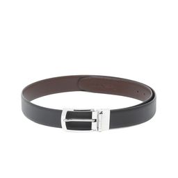 LOUIS STITCH Men Black Textured Leather Formal Belt-image-38