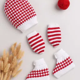 Little Angels Kids Acrylic Beanie with Mittens & Socks-26