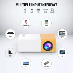 MEGAWISE Mini Projector Portable Mount LED 3500 Lumens Brightness with Remote Control, UC500 image 2