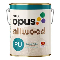 Birla Opus Allwood PU Exterior Sealer Clear 20 L for Exterior Wooden Surface, 950011-image-85