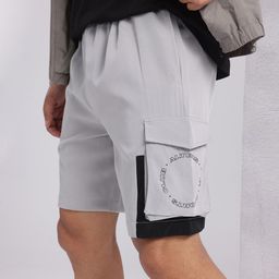 HRX by Hrithik Roshan Men Mid-Rise Cargo-Style Lifestyle Shorts-picture-24